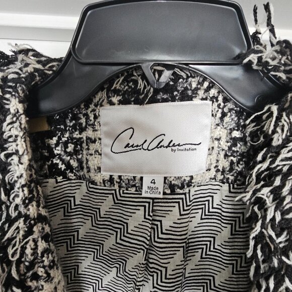 Cabi Best in Show Jacket | Black & White | Size 4 - Picture 4 of 4